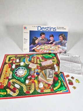 Vintage Destins Family Board Game French Edition